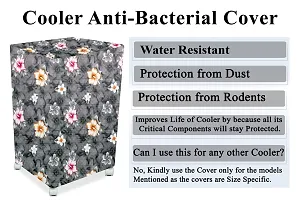 Stylista Cooler Cover Compatible for Butterfly Eco Smart Plus 25 Liter Tower Cooler Floral Pattern Grey-thumb4