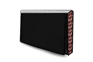 Stylista Printed Polyester LED/LCD TV Cover for 40 Inches All Brands and Models, Floral Pattern Magenta-thumb2