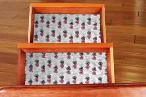 Stylista PVC Shelf Cover for Kitchen Shelves, Shelf mat for cupboards, Shelves Covers Sheets roll for Wardrobe-thumb1