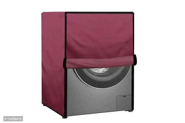 Stylista Washing Machine Cover Compatible for Front Load IFB Senator Aqua SX - 8 Kg Maroon