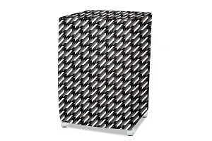 Stylista Cooler Cover Compatible for Hindware Snowcrest 23 Liter Medium Tower Cooler Symmetric Pattern Black-thumb1