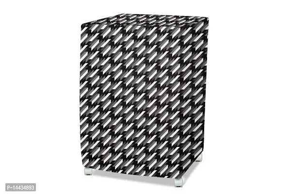 Stylista Cooler Cover Compatible for Hindware Snowcrest 23 Liter Medium Tower Cooler Symmetric Pattern Black-thumb2