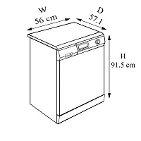 Stylista Washing Machine Cover Compatible for LG 6.5 Kg Smart Inverter Fully-Automatic Top Loading T65SNSF1Z Yellow-thumb3