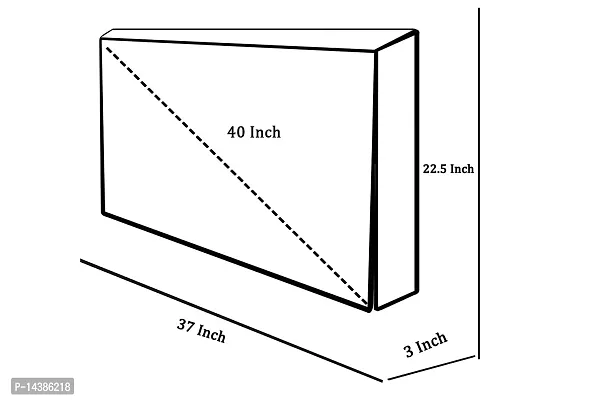 Stylista Printed PVC LED/LCD TV Cover for 40 Inches All Brands and Models-thumb4