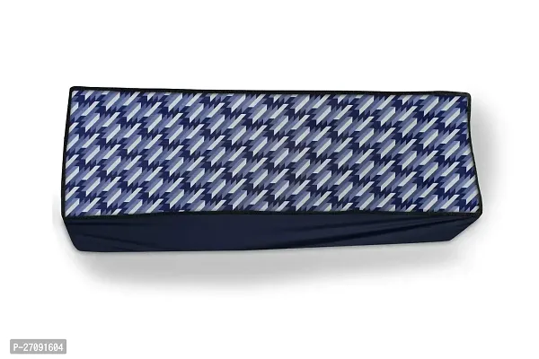 Stylish AC Cover Of Indoor Unit For 2 Ton Capacity Symmetric Pattern Blue