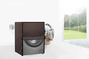 Stylista Washing Machine Cover Compatible for IFB Senator Smart 8 Kg Front-Load Coffee-thumb1