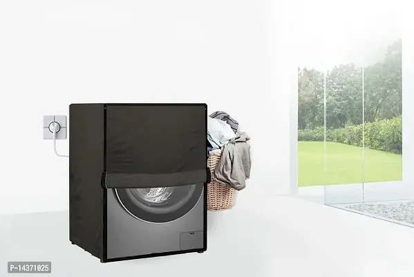 Stylista Washing Machine Cover Compatible for Bosch 6 kg WAB16161IN Front Load Military-thumb2