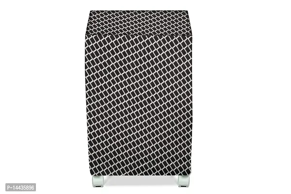 Stylista Cooler Cover Compatible for Voltas VM T35MH 35 Liter Tower Cooler Check Grey-thumb3