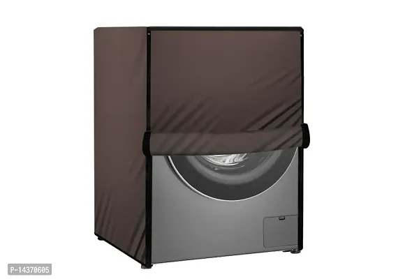 Stylista Washing Machine Cover Compatible for Front Load IFB Senator Aqua SX - 8 Kg Coffee