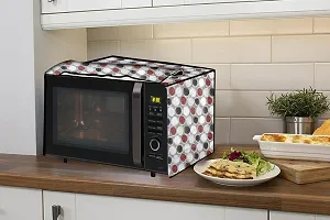 Stylista PVC Microwave Oven Cover for Panasonic 27 L Convection NN-CD684BFDG, Abstract Pattern mgrey-thumb2