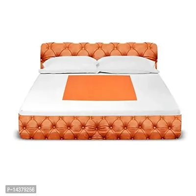 Stylista Water Proof and Reusable Mat/Bed Protector/Absorbent Dry Sheet Size Medium 28x39 inches Orange