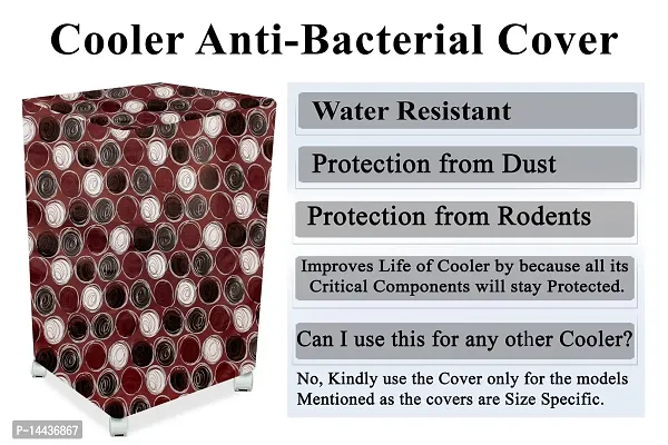 Stylista Cooler Cover Compatible for RR Elecrtic 36 Liter Tower Cooler Abstract Pattern Maroon-thumb5