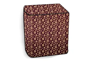 Stylista Washing Machine Cover Compatible for Godrej WS Edge 700 CT semi Automatic Floral Pattern-thumb2