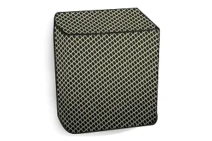 Stylista Washing Machine Cover Compatible for LG 11 kg semi Automatic Top Loading P1145SRAZ Argyle Pattern Brown-thumb2