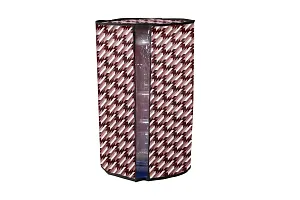 Stylista PVC 20ltr Water Dispenser Bottle Cover Pack of 2, Symmetric Pattern Maroon-thumb4