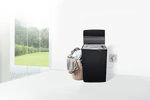 Stylista Washing Machine Cover Compatible for Panasonic 6 Kg 5 Star Fully-Automatic Top Loading Washing Machine NA-F60LF1HRB Black-thumb1