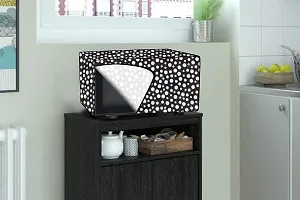 Stylista Microwave Oven Cover for Panasonic 23L NN-CT353BFDG Polka dot Pattern Black-thumb2