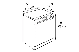 Stylista PVC Washing Machine Cover Compatible for Samsung 7 Kg Fully-Automatic Top Loading WA70N4260SS, Floral Pattern Magenta-thumb3