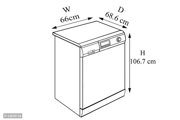 Stylista Washing Machine Cover Compatible for Samsung Fully-Automatic Top Loading-thumb4