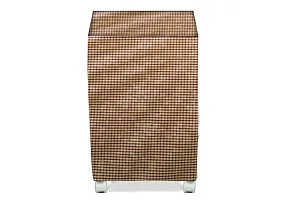 Stylista Cooler Cover Compatible for V-Guard Aikido 70 Liter Desert Cooler Pin Check Pattern Brown-thumb2