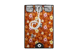 Stylista Washing Machine Cover Compatible for Samsung 7.5 Kg Inverter Fully-Automatic Top Loading Washing Machine WA75T4560BM/TL Floral Pattern Orange-thumb4