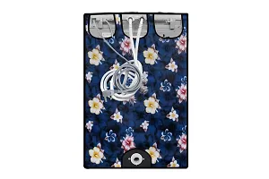 Stylista Washing Machine Cover Compatible for Fully Automatic Top Load Whirlpool 5kg to 7.5kg Floral Pattern Blue-thumb4