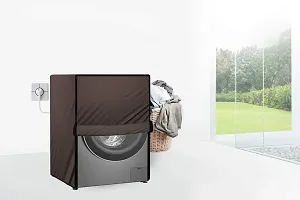 Stylista Washing Machine Cover Compatible for Front Load IFB Senator Aqua SX - 8 Kg Coffee-thumb1