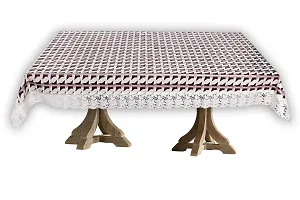 Stylista 10 Seater Dining Table Cover Size 60x120 Inches Geometric Pattern-thumb3