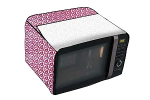 Stylista Microwave Oven Cover for Whirlpool Magicook Classic 20L Solo Packed Pattern Pink-thumb4
