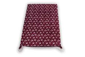 Stylista 8 Seater Dining Table Cover Size 60x108 Inches Floral Pattern Magenta-thumb2