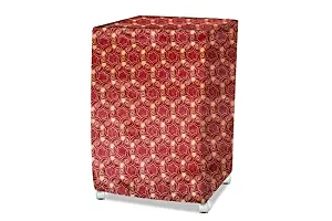 Stylista Cooler Cover Compatible for Cello Mega Tower 15 Liter Tower Cooler Frieze Pattern Maroon-thumb1