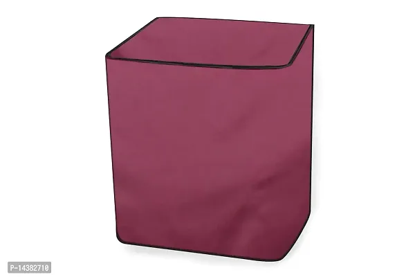 Stylista Washing Machine Cover Compatible for LG 11 kg semi Automatic Top Loading P1145SRAZ Magenta Solid-thumb5