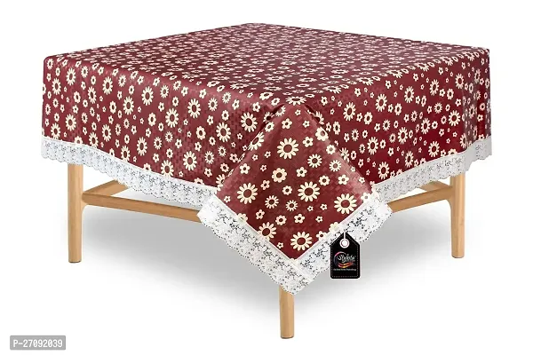 Stylish Waterproof Square Center Tea Coffee Study Table Cover-thumb0