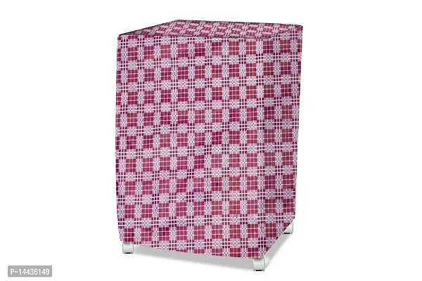 Stylista Cooler Cover Compatible for V-Guard Aikido 70 Liter Desert Cooler Checkered Pattern Magenta-thumb2