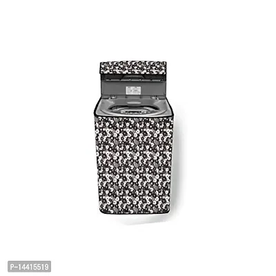 Stylista Washing Machine Cover Compatible for AmazonBasics 7 kg Fully Automatic Top Load Washing Machine Floral Pattern Multicolor