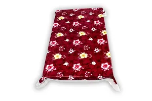 Stylista Waterproof 2 Seater Table Cover Size 45x70 Inches Floral Pattern Red-thumb3