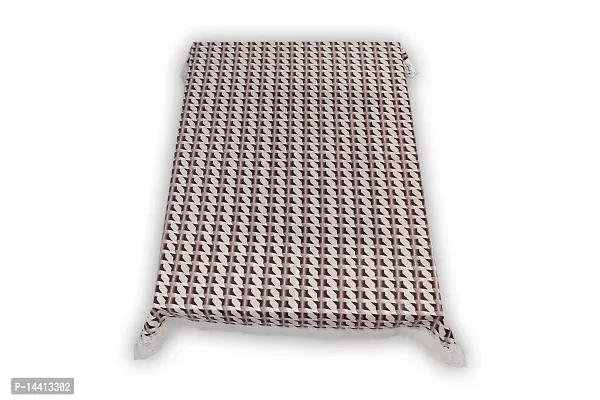 Stylista 10 Seater Dining Table Cover Size 60x120 Inches Geometric Pattern-thumb3