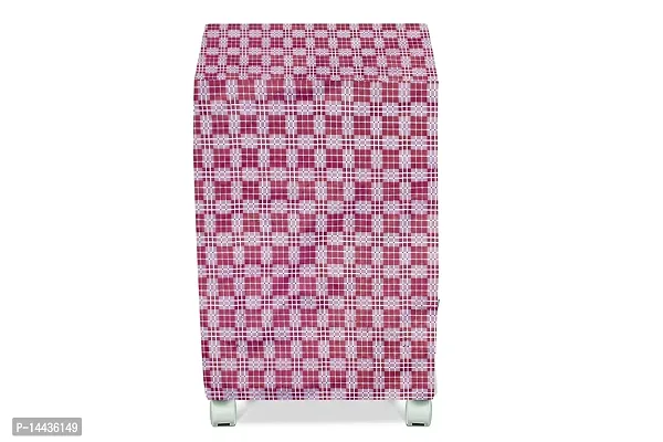 Stylista Cooler Cover Compatible for V-Guard Aikido 70 Liter Desert Cooler Checkered Pattern Magenta-thumb3