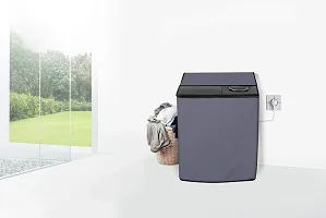 Stylista Washing Machine Cover Compatible for Whirlpool 7.5 kg Ace Turbo Dry-N semi Automatic Darkgrey-thumb1