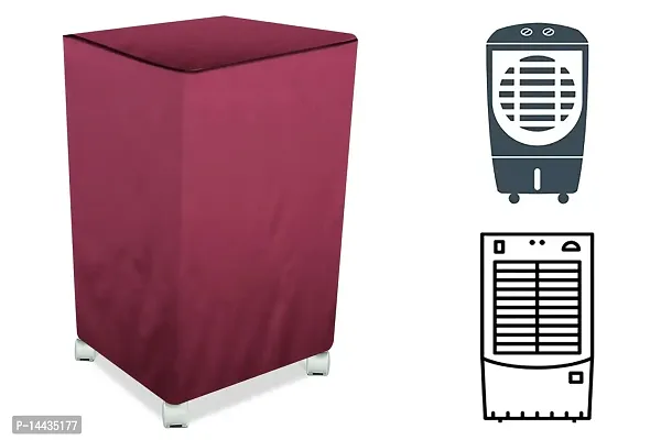 Stylista Cooler Cover Compatible for Butterfly Eco Smart Plus 25 Liter Tower Cooler Maroon Color