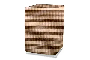 Stylista Cooler Cover Compatible for V-Guard Aikido 70 Liter Desert Cooler Pin Check Pattern Brown-thumb1