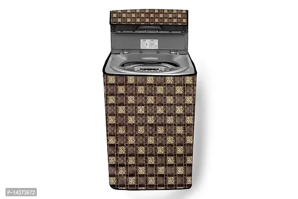 Stylista Washing Machine Cover Compatible for Godrej 6.2 kg Fully-Automatic Top Load WTA 620 CI Printed-thumb0