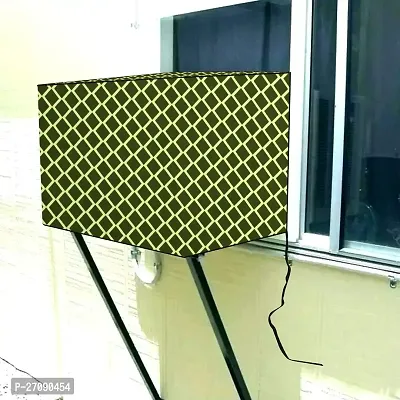 Stylish Window AC Cover 2 Ton Waterproof And Dustproof Polyster Military Checkered