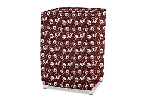 Stylista Air Cooler Cover Compatible for Kumaka Plastic Kmk-Tf23-F 23 LTR Tower Cooler, Ployester, Floral Pattern Magenta-thumb1