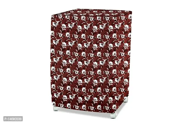 Stylista Air Cooler Cover Compatible for Kumaka Plastic Kmk-Tf23-F 23 LTR Tower Cooler, Ployester, Floral Pattern Magenta-thumb2