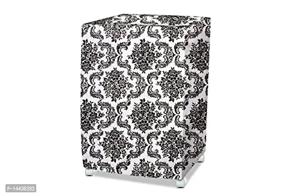 Stylista Cooler Cover Compatible for Butterfly Eco Smart Plus 25 Liter Tower Cooler Floral White  Black-thumb2