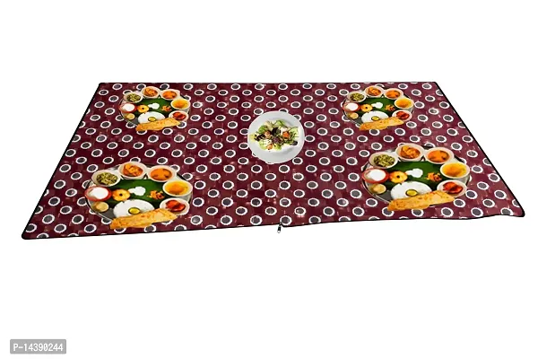 Stylista Bed Server Food mats/Outdoor Picnic mat Reversible WxL in Inches 36x27 can be Doubled up to WxL 36x54-thumb0