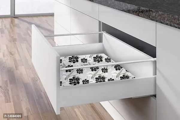 Stylista PVC Shelf Cover for Kitchen Shelves, Shelf mat for cupboards, Shelves Covers Sheets roll for Wardrobe-thumb5