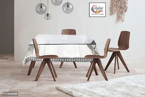 Stylista 4 Seater Transparent Table Cover 0.15 mm Thickness