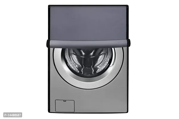 Stylista Washing Machine Cover Suitable for Front Load Bosch WVG30460IN 8 kg Darkgrey-thumb0